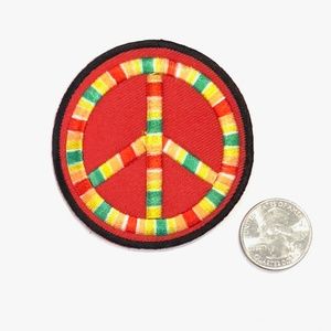 Accessories - Peace Sign patch iron on retro hippie boho DIY Accessories - Peace Sign patch iron on retro hippie boho DIY